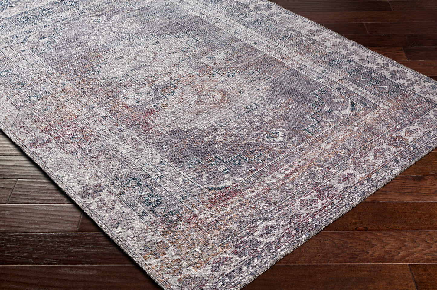 Baltinglass Brown Washable Area Rug | Warmth and Versatility for Every Home