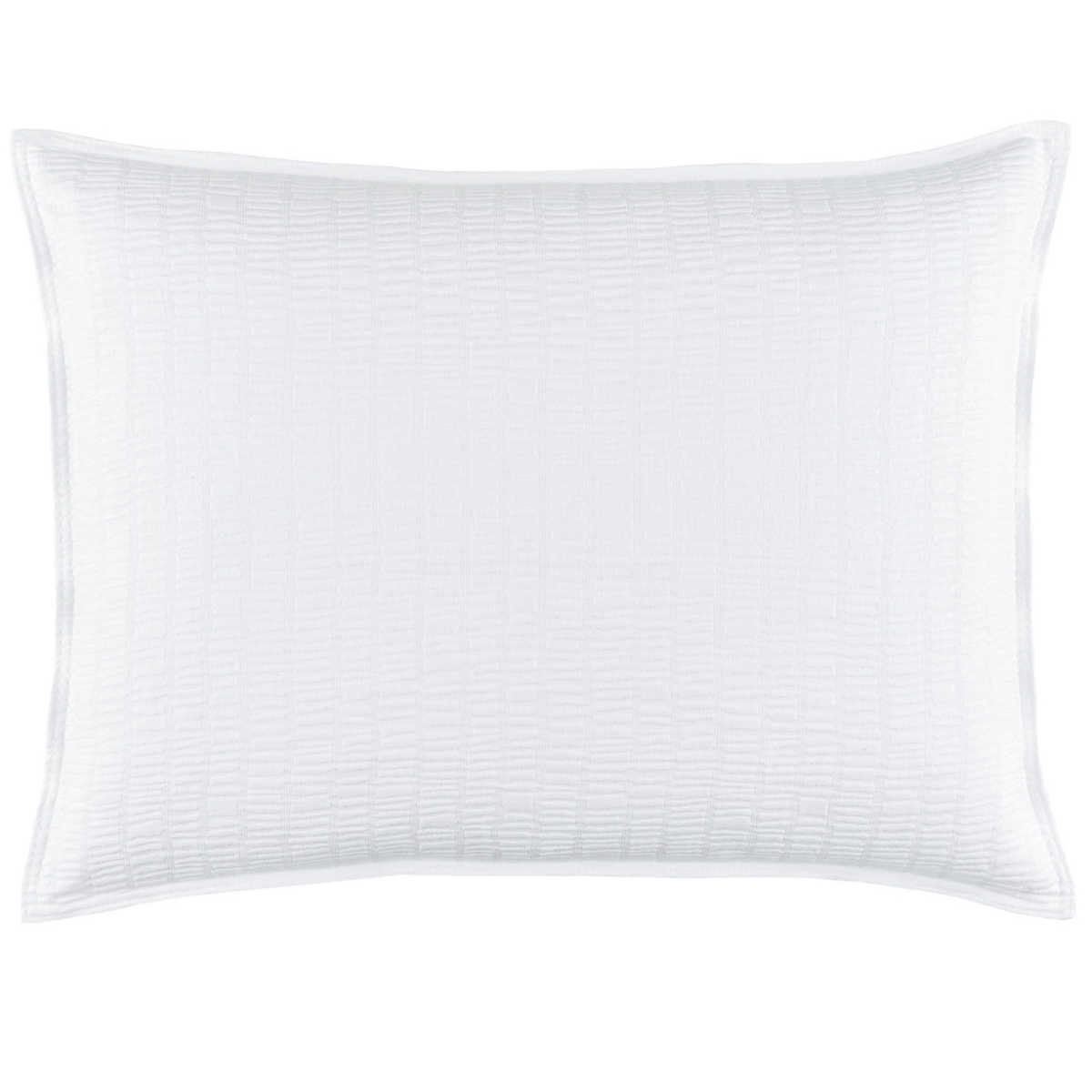 Roark White Matelasse Sham Bedding Standard