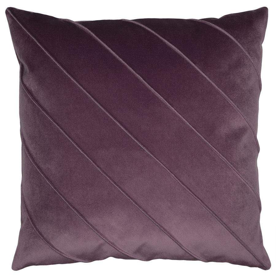 Square Feathers Briar Velvet Pillow - Harbor Pillows