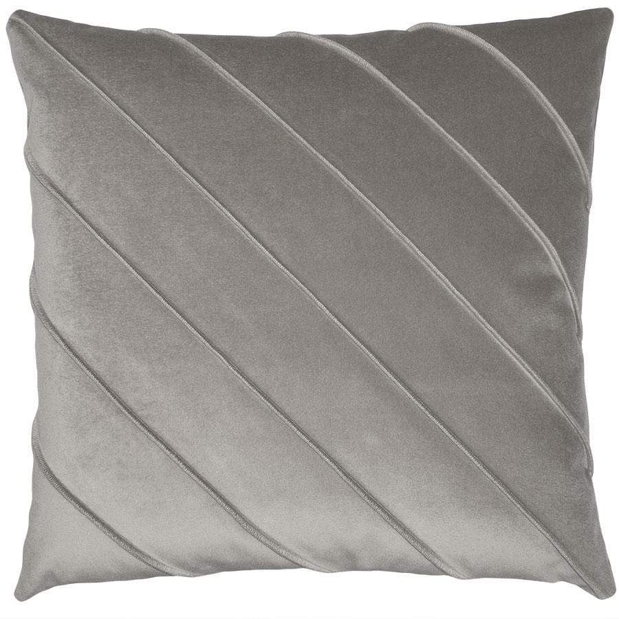 Square Feathers Briar Velvet Pillow - Harbor Pillows