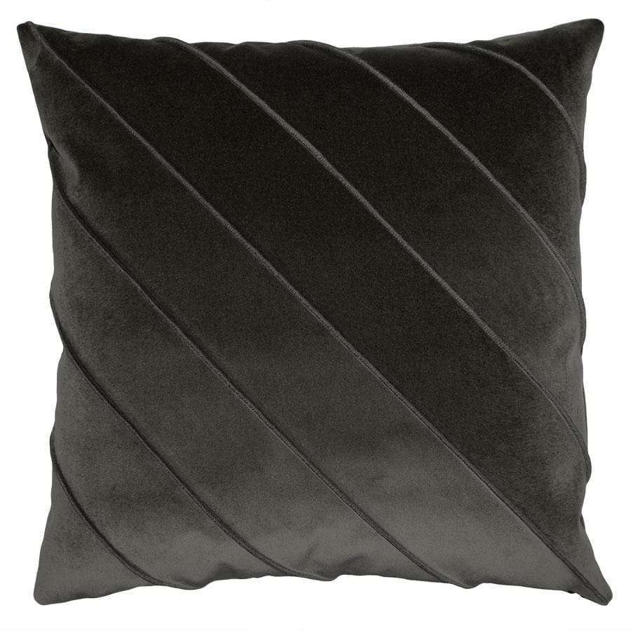 Square Feathers Briar Velvet Pillow - Harbor Pillows