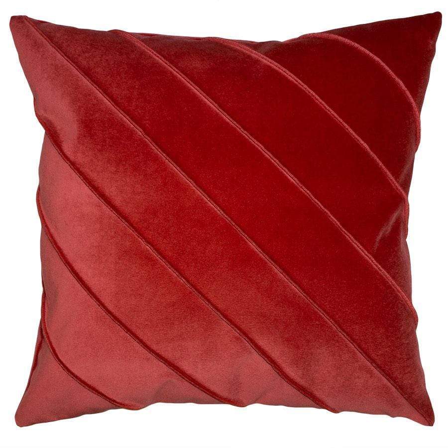 Square Feathers Briar Velvet Pillow - Harbor Pillows