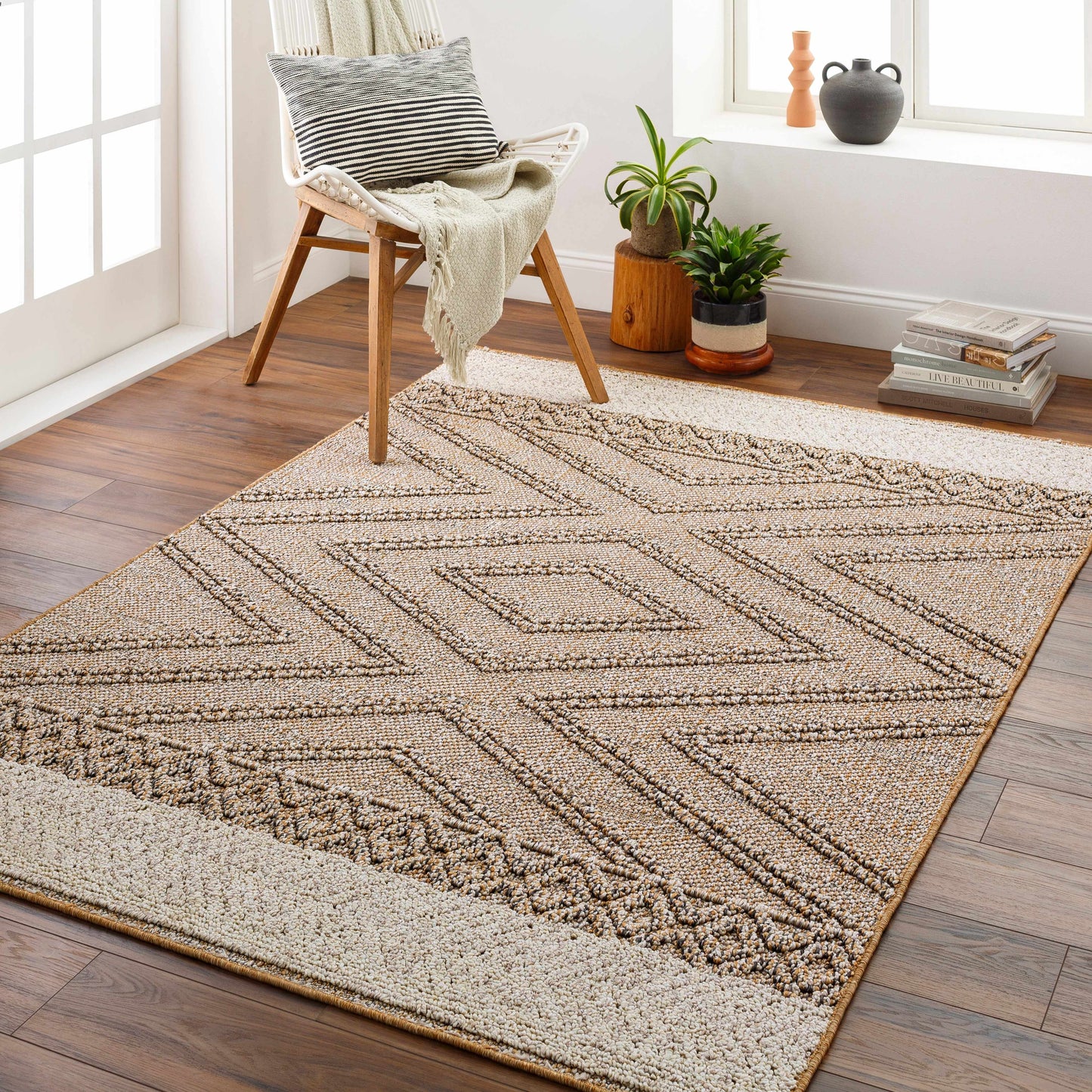 Beige Areli Area Rug | Understated Elegance for Contemporary Spaces