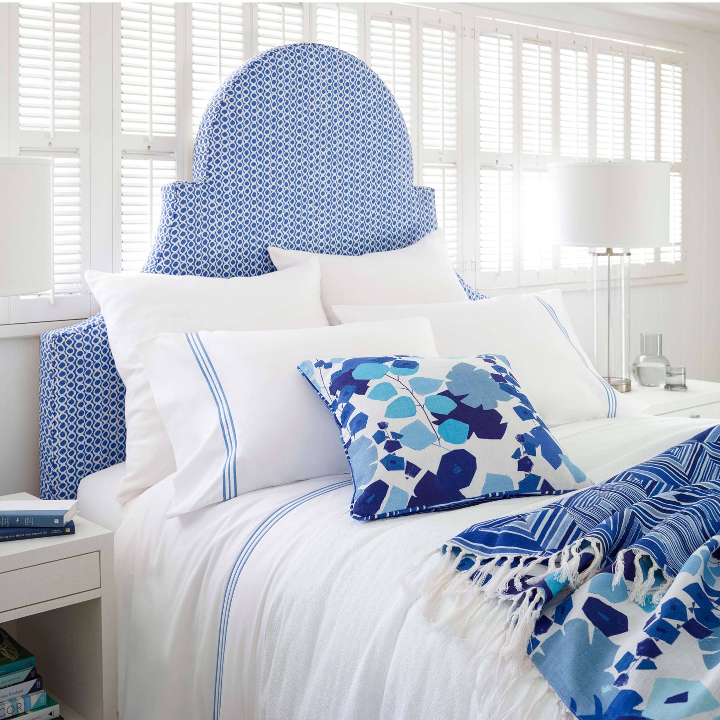 Stone Washed Linen White sham
