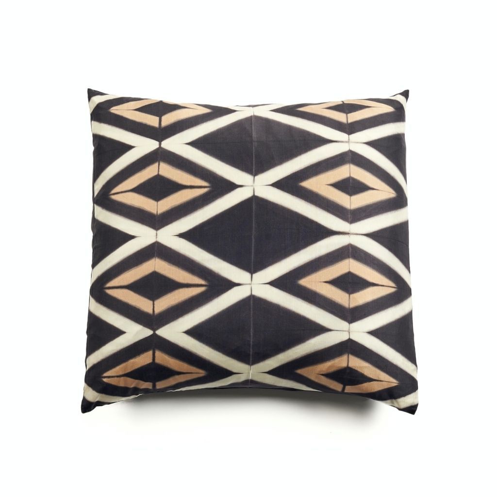 Tisa Silk Throw Pillow Throw Pillows Studio Variously Black