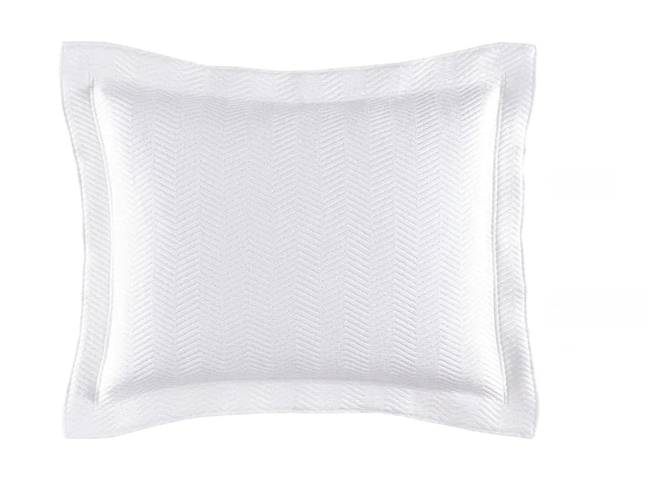 Winnie White Matelasse Sham