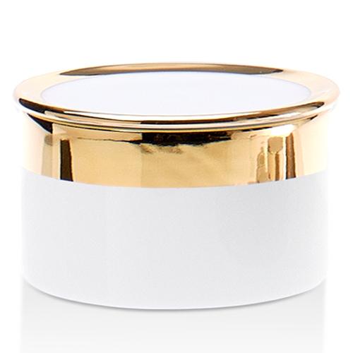 Bone DMD M Multi-Purpose Box with Lid by Decor Walther Decor Walther White/Gold