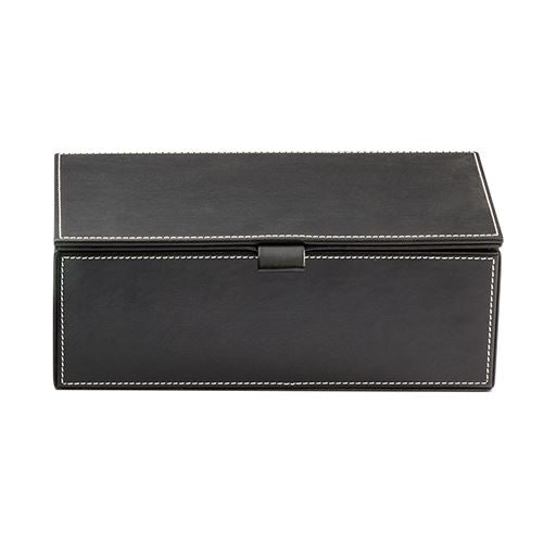 Brownie BMD2 Box with Lid, 9.6" by Decor Walther Decor Walther Black