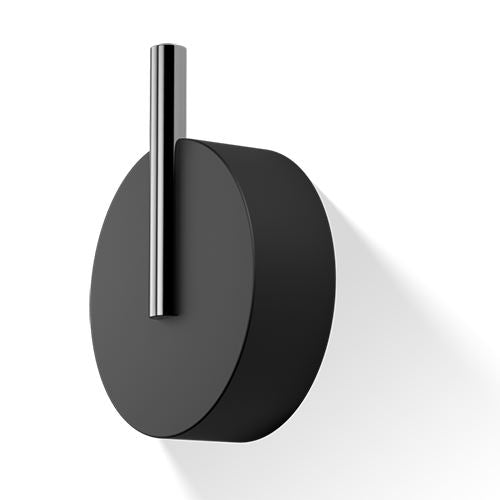 Stone Wall Hook by Decor Walther Decor Walther Large Black Chrome
