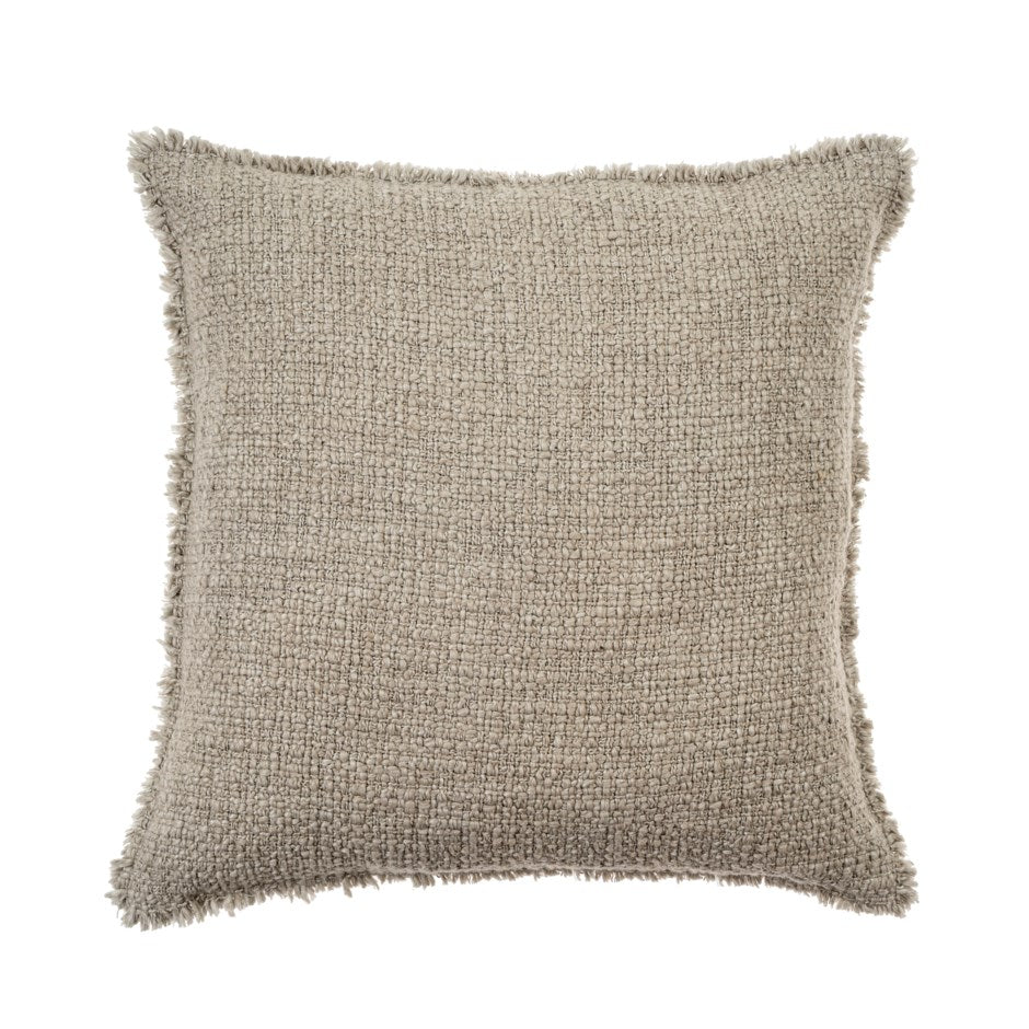 Callisto Linen Pillow | Light Grey