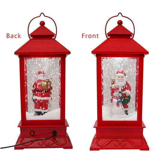 Winter post lantern