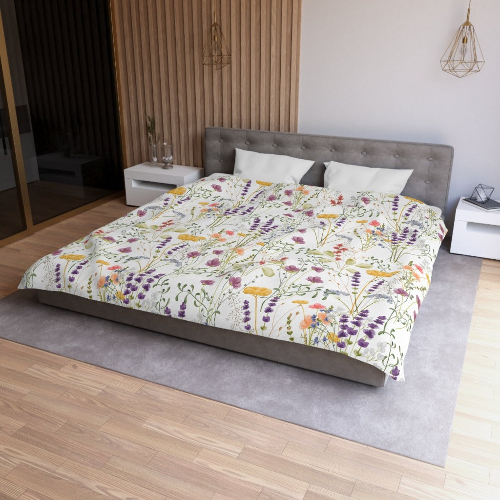 *NEW* Watercolor Wildflowers Duvet cover