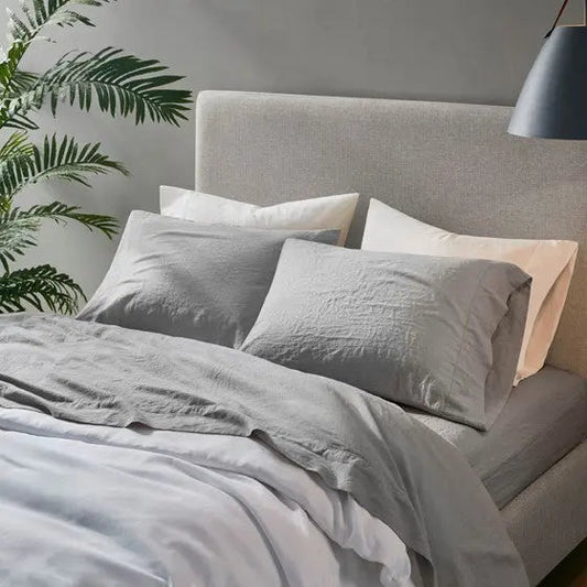 2PK Pillowcase Gray King