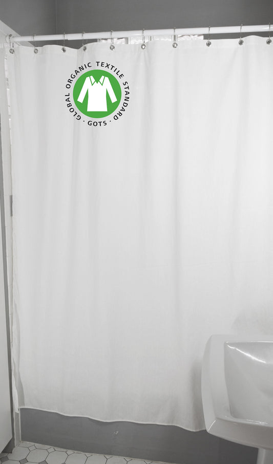 Bean Products Organic Cotton Shower Curtain