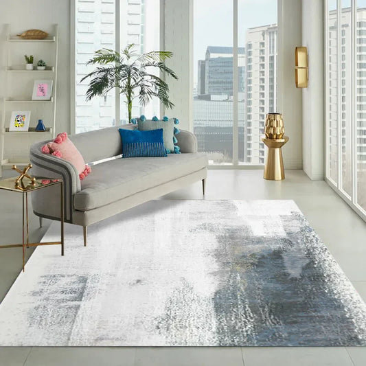 Abstract Ink Painting Rectangle Area Rug