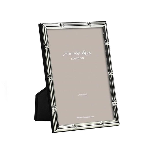 Bamboo 4" x 6" Picture Frame in Silver - 1 Each