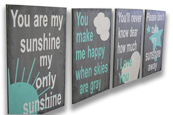 You Are My Sunshine Nursery Wall Decor