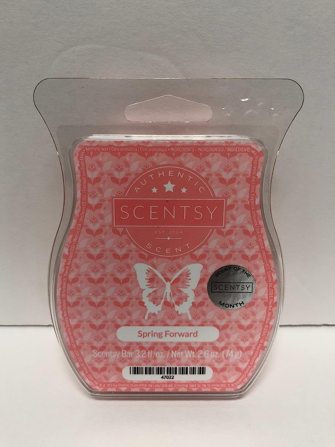 Scentsy Spring Forward Wickless Candle Tart Wax 3.2 Fl Oz, 8 Squares