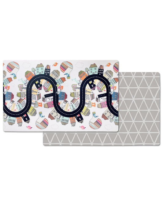 Skip Hop Doubleplay Reversible Playmat Vibrant Village