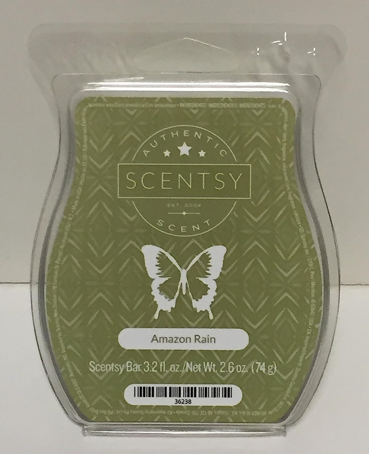 Scentsy Rain Bar Wickless Candle Tart Wax 3.2 Fl Oz, 8 Squares