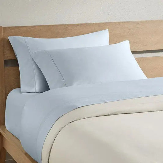 300TC 2PK BCI Cotton Pillowcase Blue King