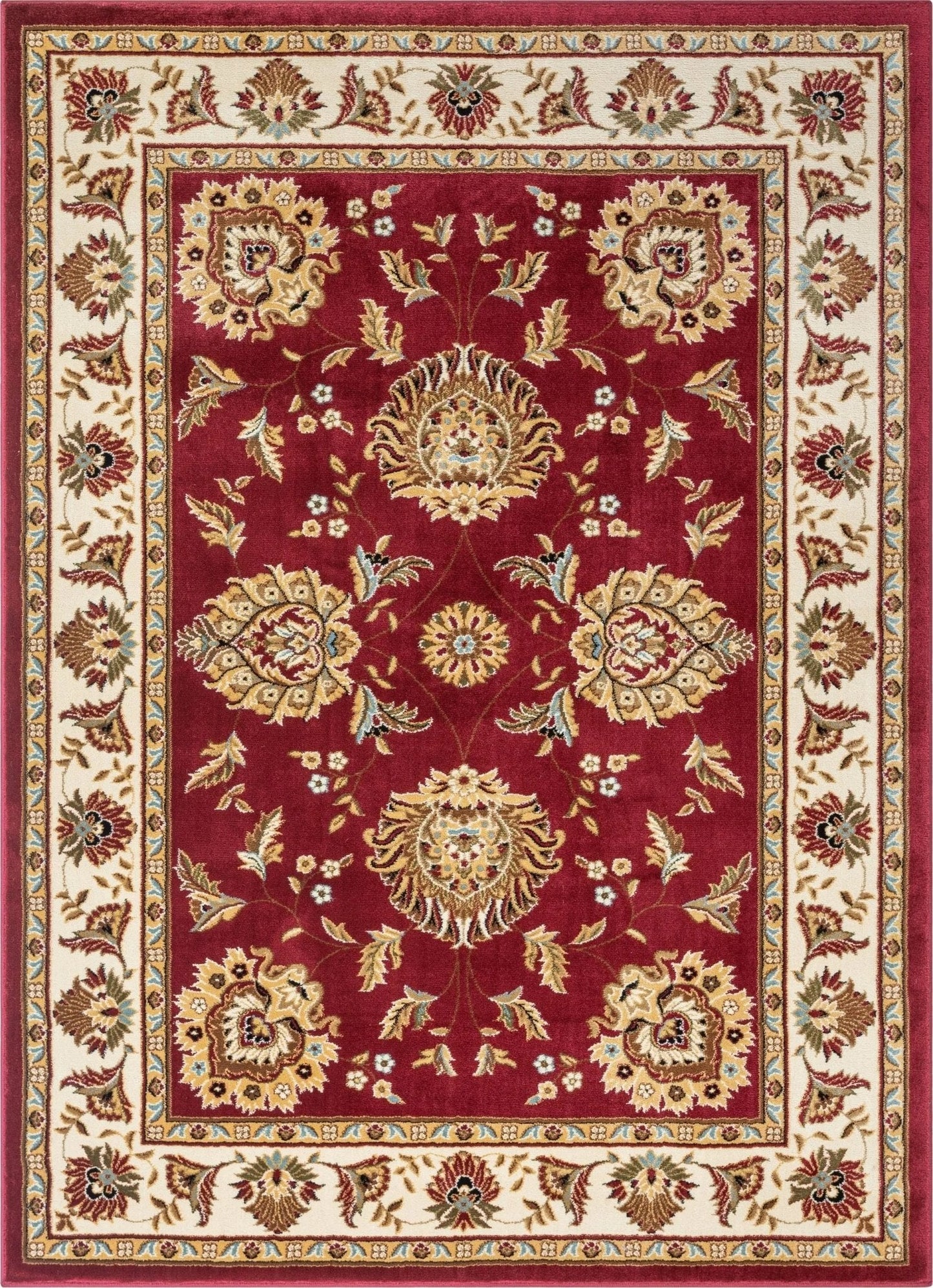 Abbasi Red Traditional Rug