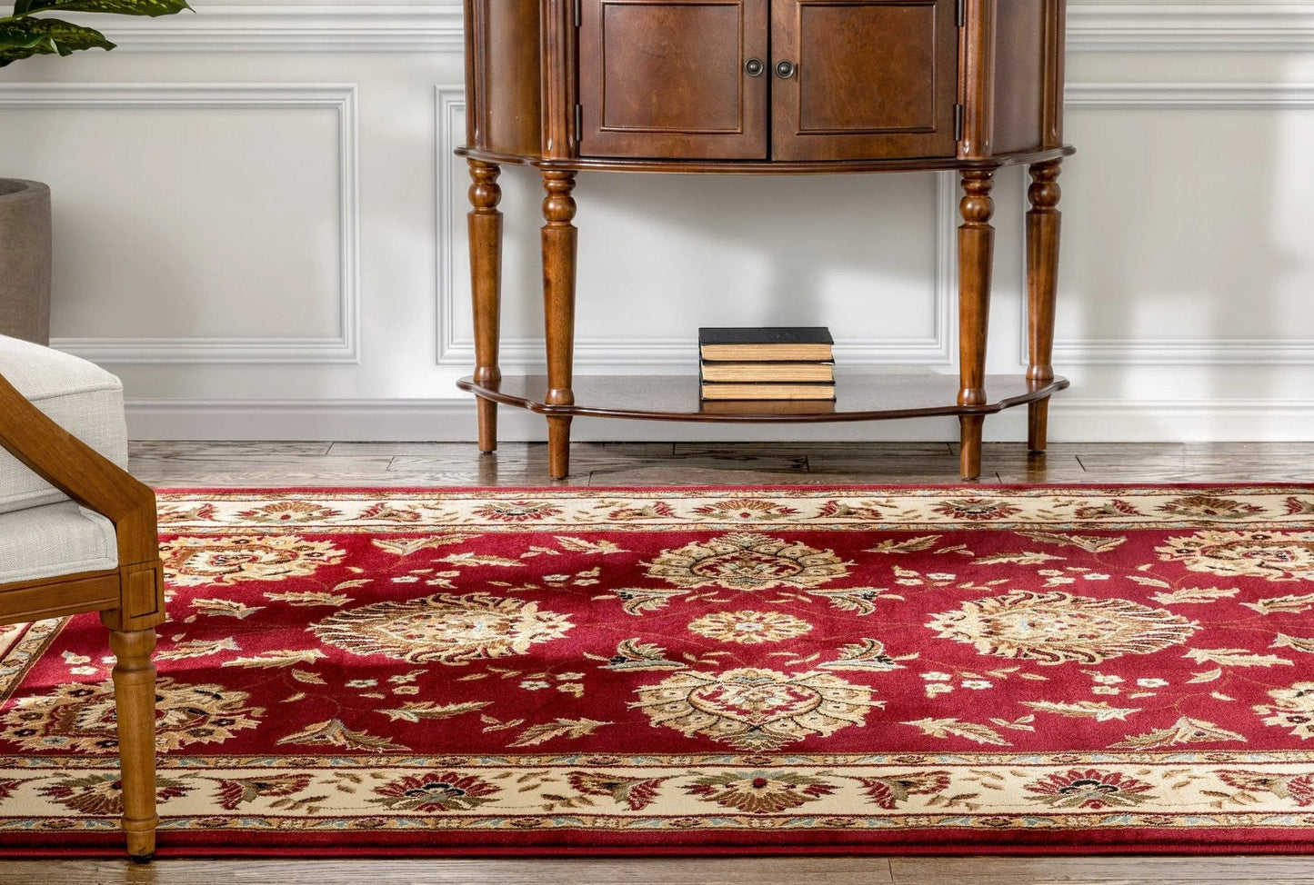 Abbasi Red Traditional Rug