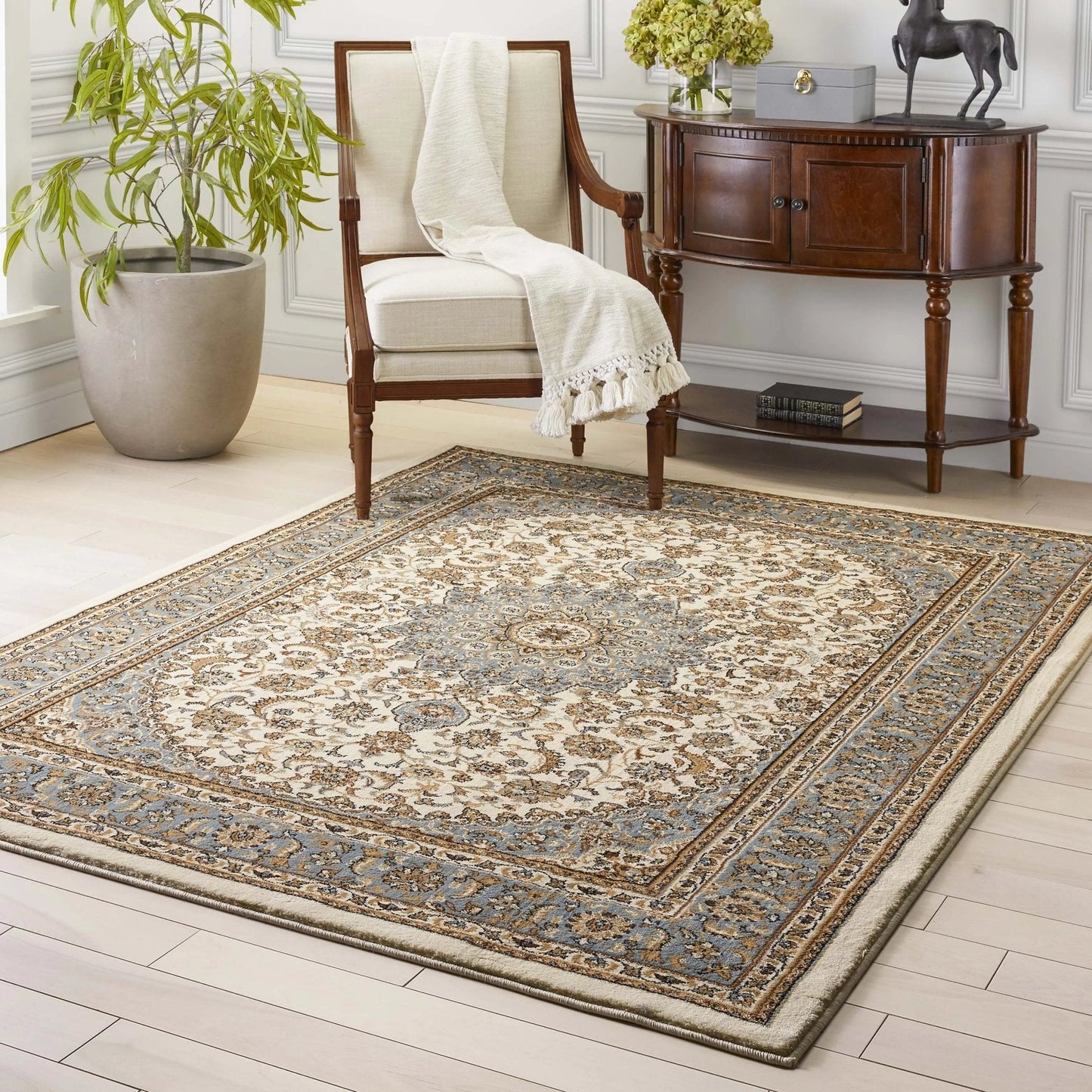 Aviva Ivory Traditional Rug