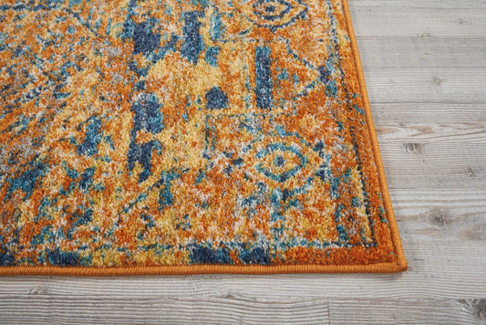 6' Sunset Power Loom Runner Rug