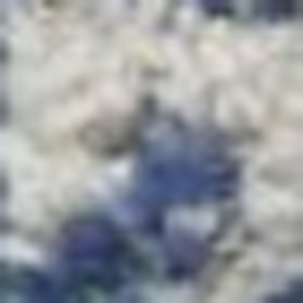 2' x 3' Blue and Ivory Striped Power Loom Area Rug