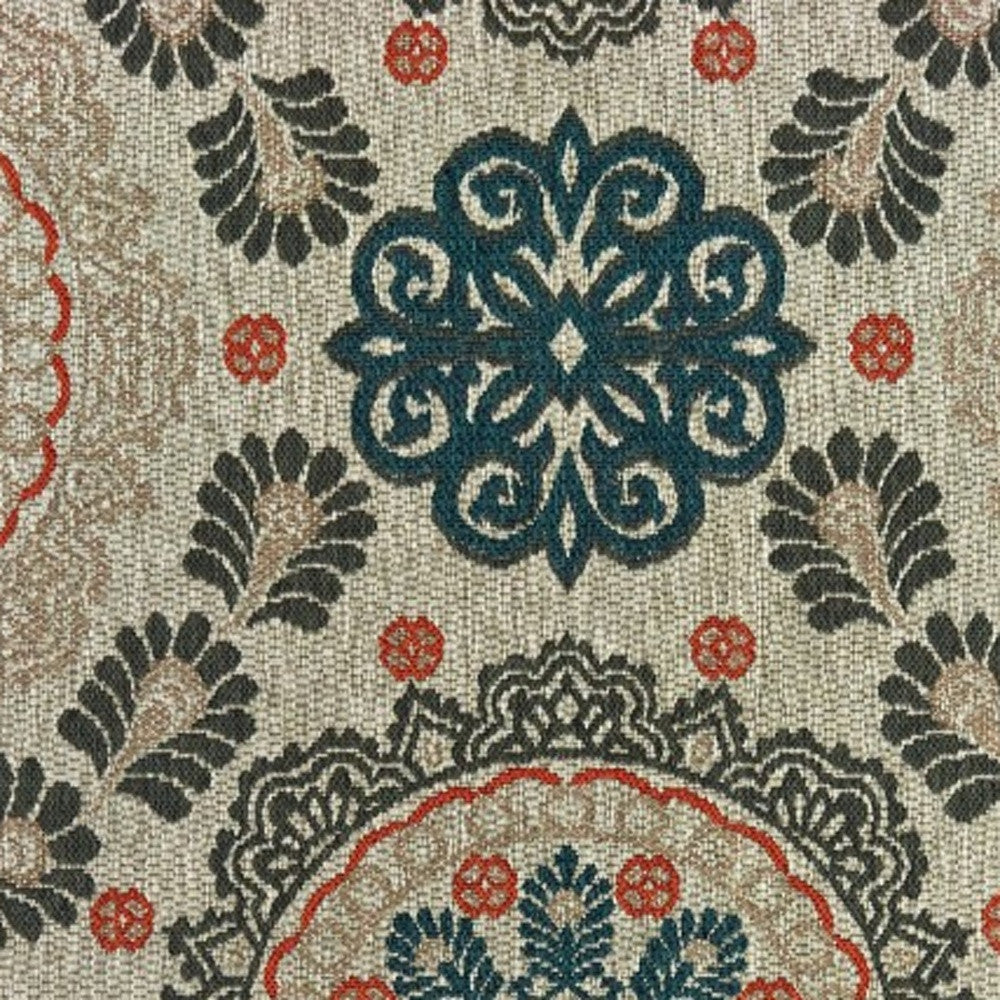 2' X 8' Blue and Gray Moroccan Indoor Outdoor Area Rug