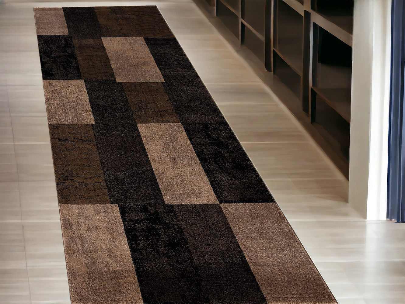 2' X 4' Beige Abstract Dhurrie Area Rug