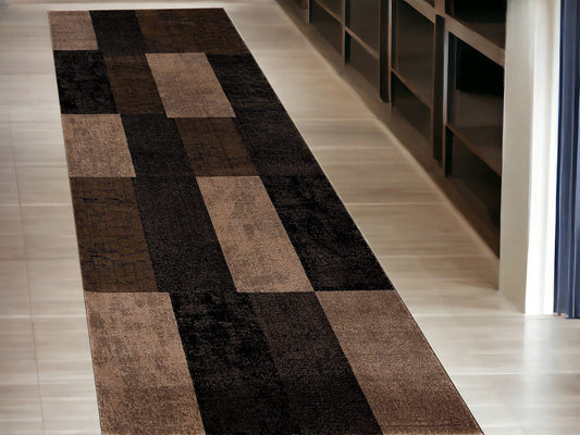 2' X 4' Beige Abstract Dhurrie Area Rug