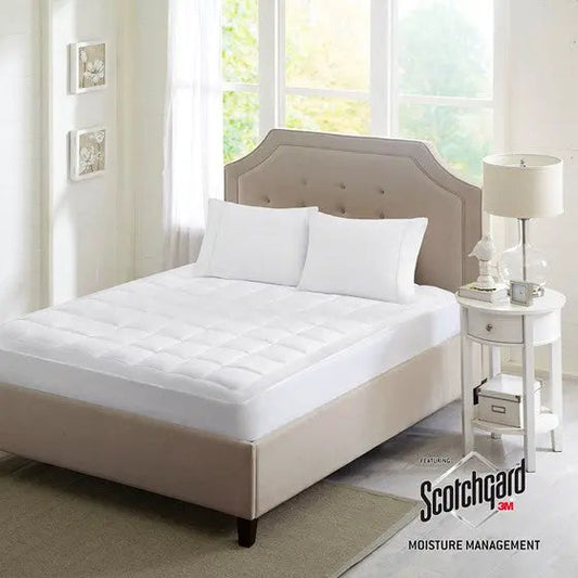 3M Microfiber Mattress Pad White King