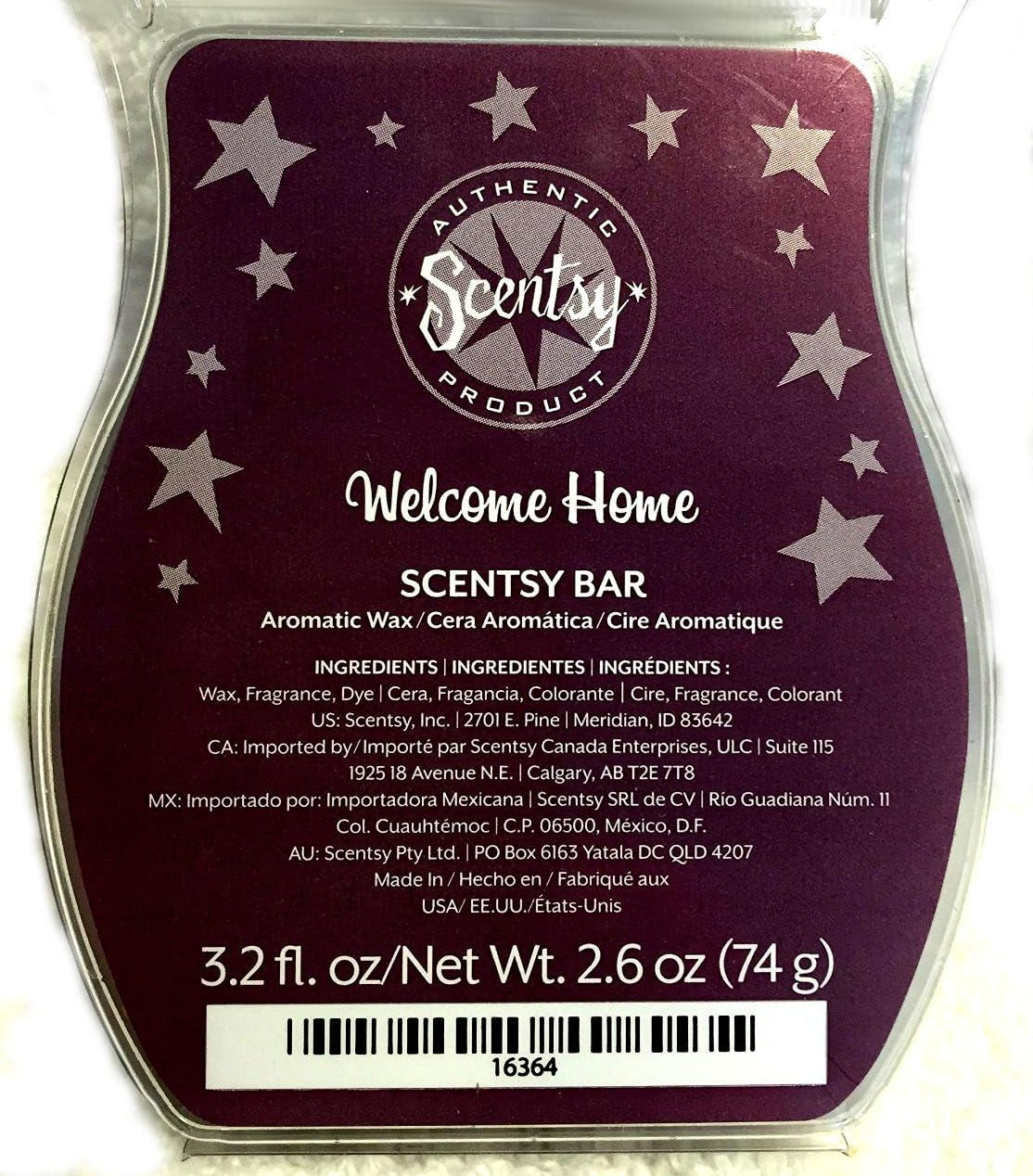 1 X Skinny Dippin' Scentsy Bar Wickless Candle Tart Warmer Wax 3.2 Fl Oz, 8 Squares Home & Garden > Decor > Home Fragrances > Wax Tarts Scentsy Welcome Home