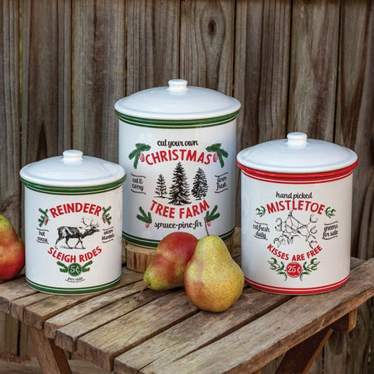 Christmas Canister Set