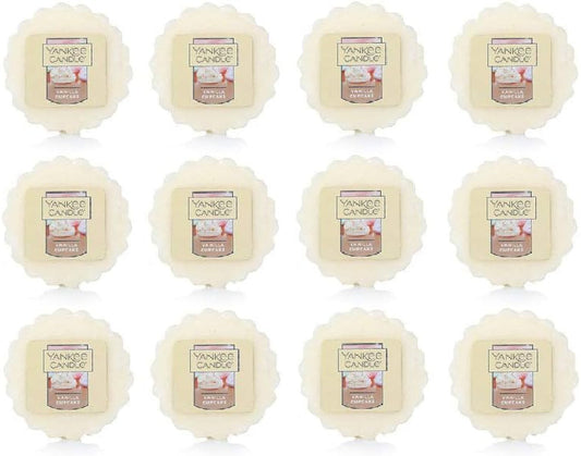 Yankee Candle Bundle of 12 Vanilla Cupcake Tarts Wax Melts