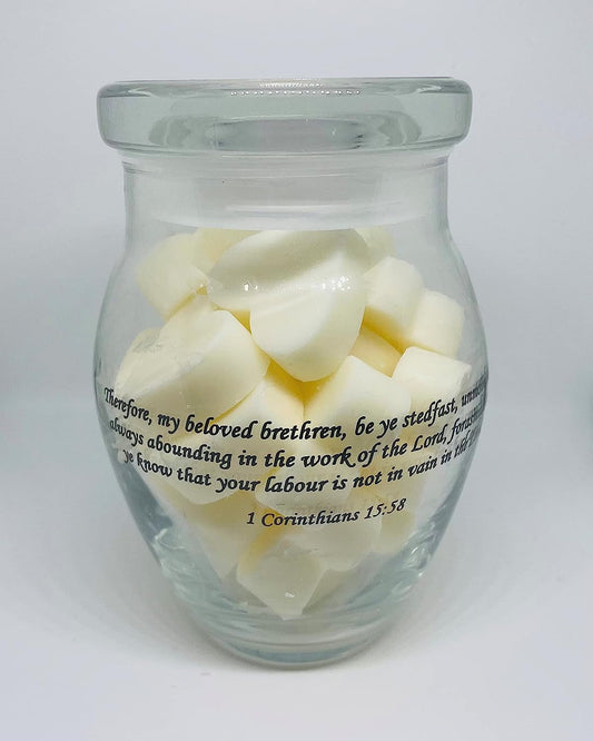 Bless-Scent Candle Company/Wax Melts/Wax Tarts/Wax Cubes/Scriptured Keepsake Jar/5.7 Oz Wax Melts/Amazing Grace Home & Garden > Decor > Home Fragrances > Wax Tarts Bless-Scent Candle Company Pears & Berries