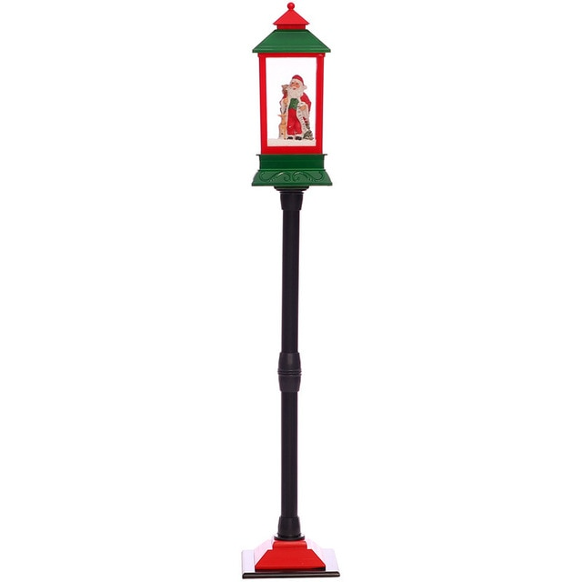 Snow Music Post Lamp