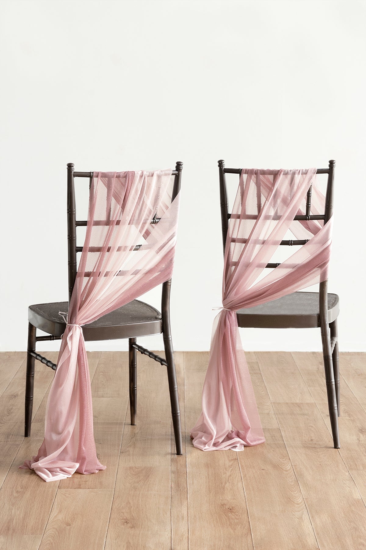 Wedding Aisle Chair Flower Decoration in Dusty Rose & Mauve | Clearance