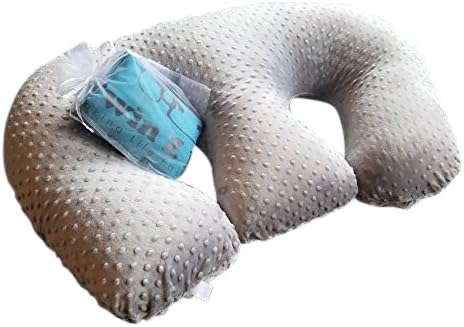 Twin Z Pillow The 6 uses in 1 Twin Pillow ! Grey Plus Free Travel Bag!