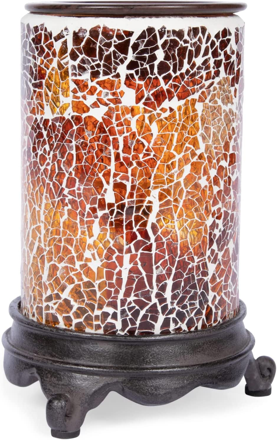 VP Home Wall Plug-In Wax Warmer for Scented Wax, Ceramic Floral Sun Electric Home Fragrance Warmer for Essential Oils, Candle Wax Melts and Tarts, Scent Warmer Night Light Home & Garden > Decor > Home Fragrances > Wax Tarts VP Home I Glowing Amber