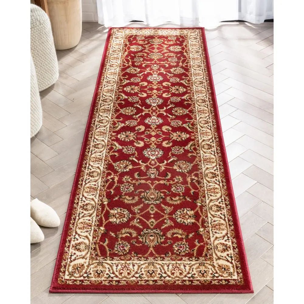 Sarouk Red Traditional Rug
