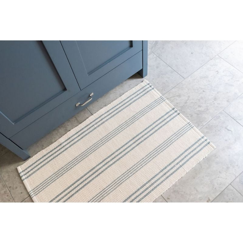 Ticking Stripe Cotton Rug