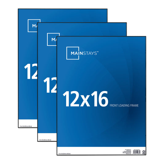 12x16 Front Loading Frames Hanging Wall Display, Set of 3