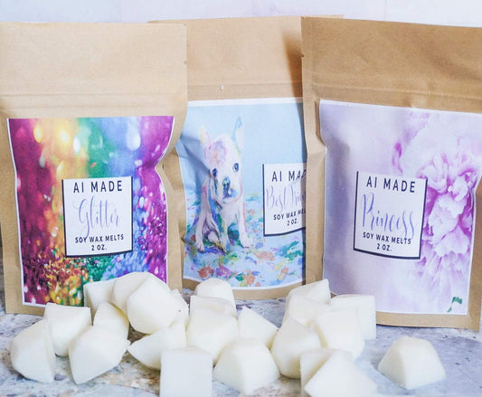 Wax Melts Wax Cubes Scented Soy Tarts for Candle Warmers Assorted Scents Ladies Multi-Pack 3 Packs Variety Princess, Glitter, Best Friends