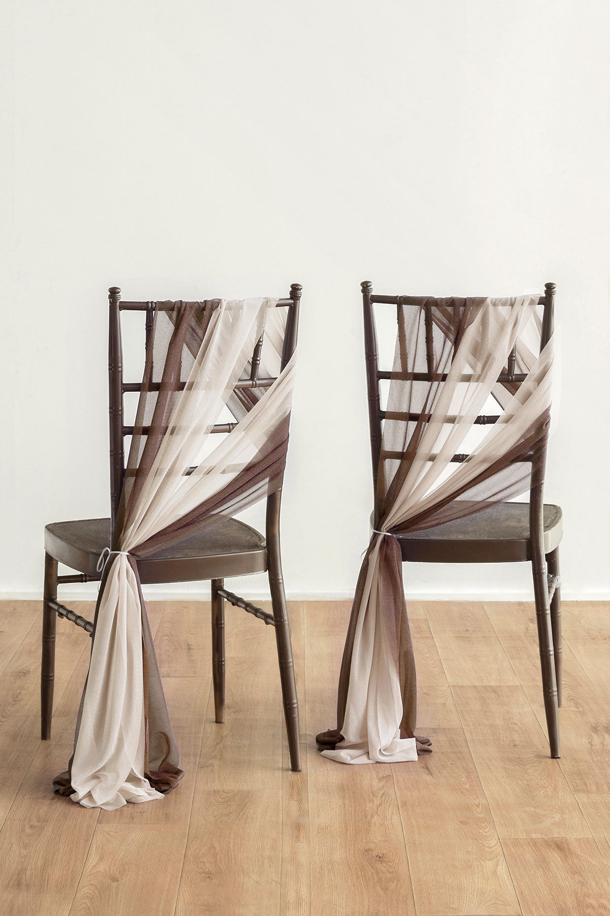 Wedding Aisle Chair Flower Decoration in Rust & Sepia | Clearance