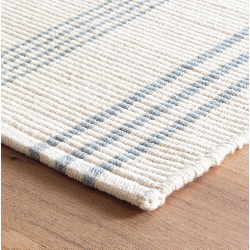 Ticking Stripe Cotton Rug