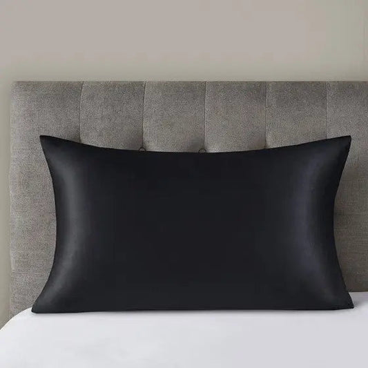 100% Mulberry Single Pillowcase Black King