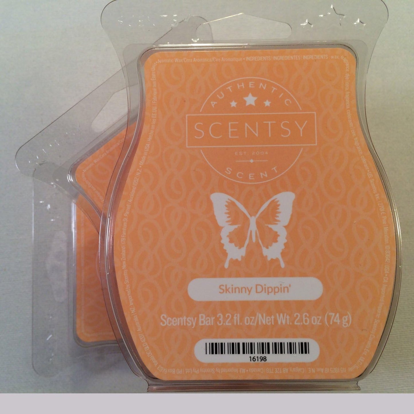 Scentsy, Skinny Dippin', Wickless Candle Tart Warmer Wax 3.2 Oz Bar, 3-Pack (3)